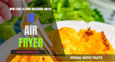 Crispy Mac and Cheese: Air Fryer Cooking Time Guide