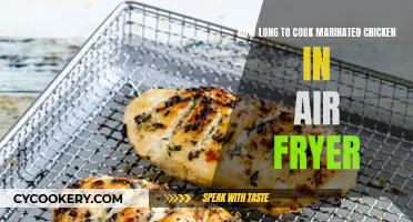 Perfectly Cooked Marinated Chicken: Air Fryer Time Guide