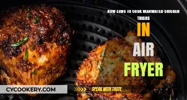 Crispy, Juicy Chicken: Air Fryer Cooking Time for Marinated Thighs