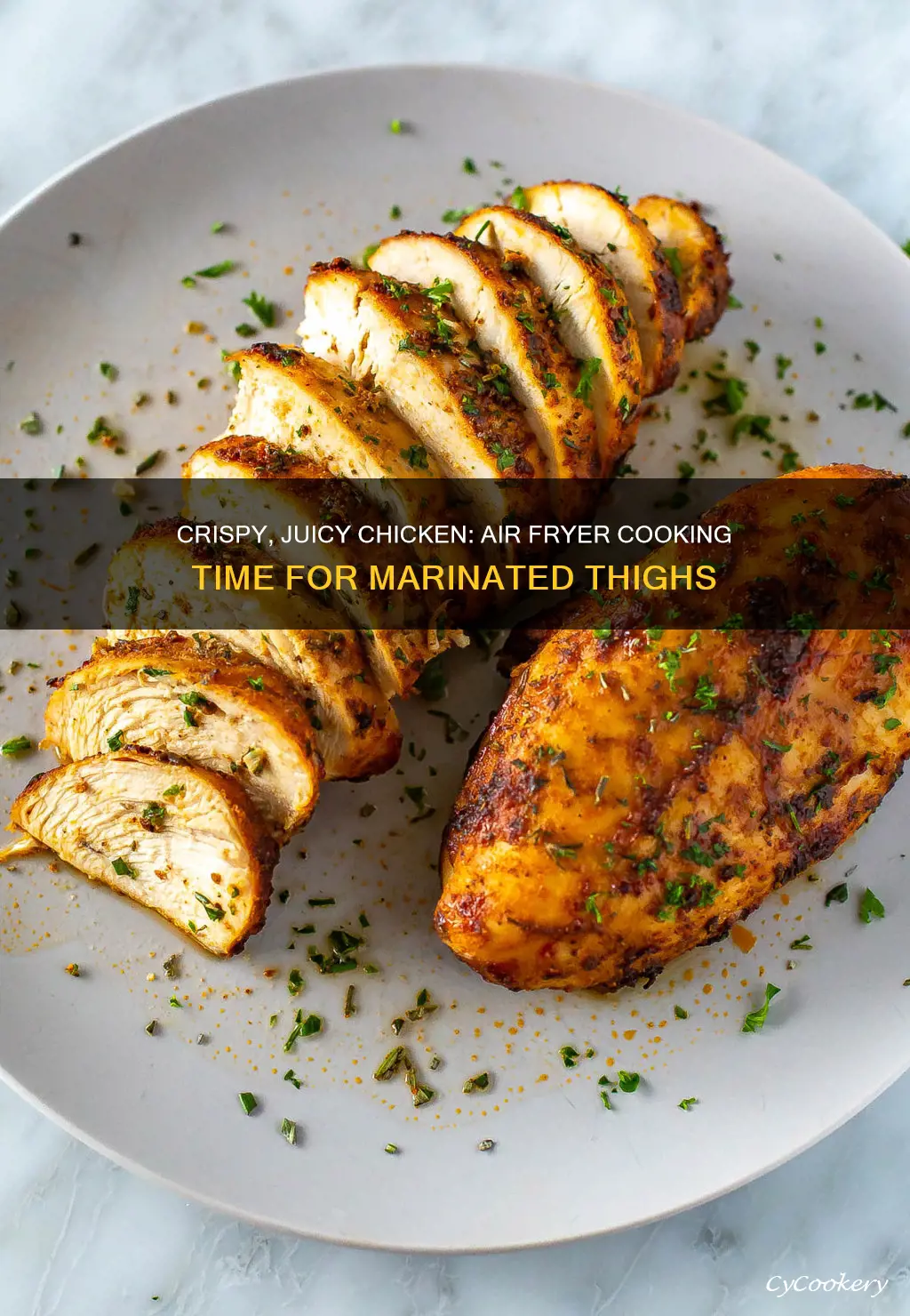 how long to cook marinated chicken thighs in air fryer