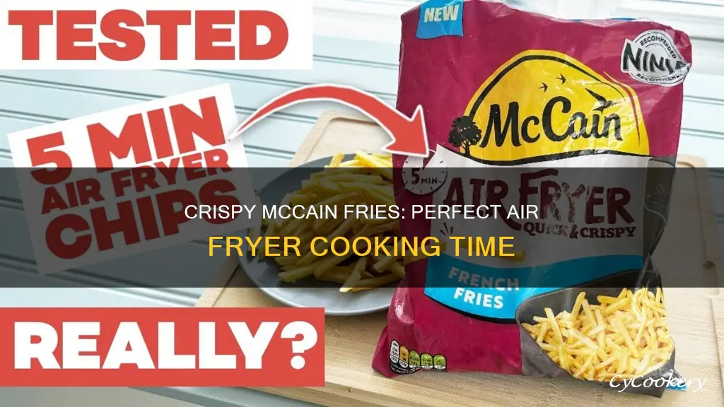 how long to cook mccain fries in air fryer