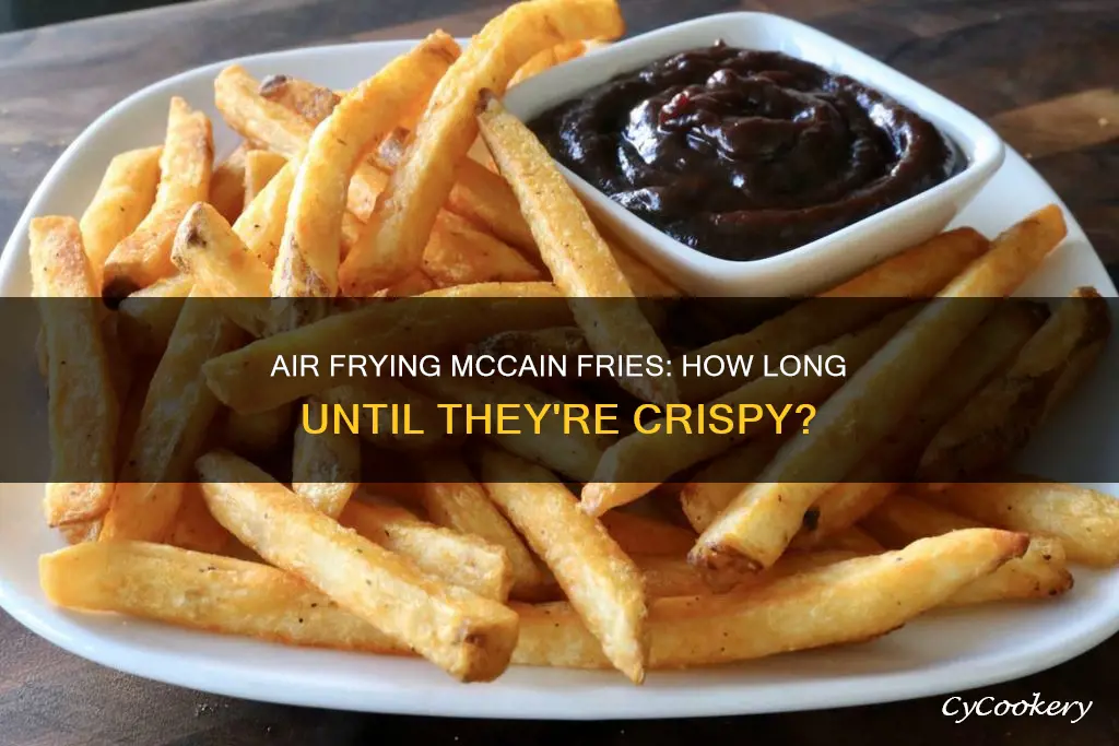 how long to cook mccain fries in air fryer