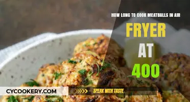 Crispy, Golden Meatballs: Air Fryer Perfection at 400°F