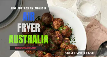 Perfectly Cooked Meatballs: Air Fryer Time in Australia