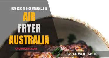 Air Fryer Meatballs: The Perfect Australian Cooking Time