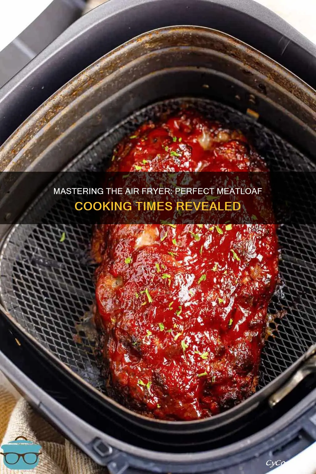 how long to cook meatloaf in air fryer time