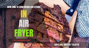 Air-Fryer Medallion Steaks: Cooking Time Perfection