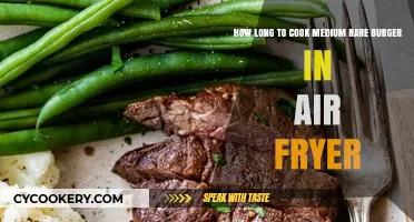 Perfectly Cooked: Air Fryer Medium Rare Burgers in 10 Minutes