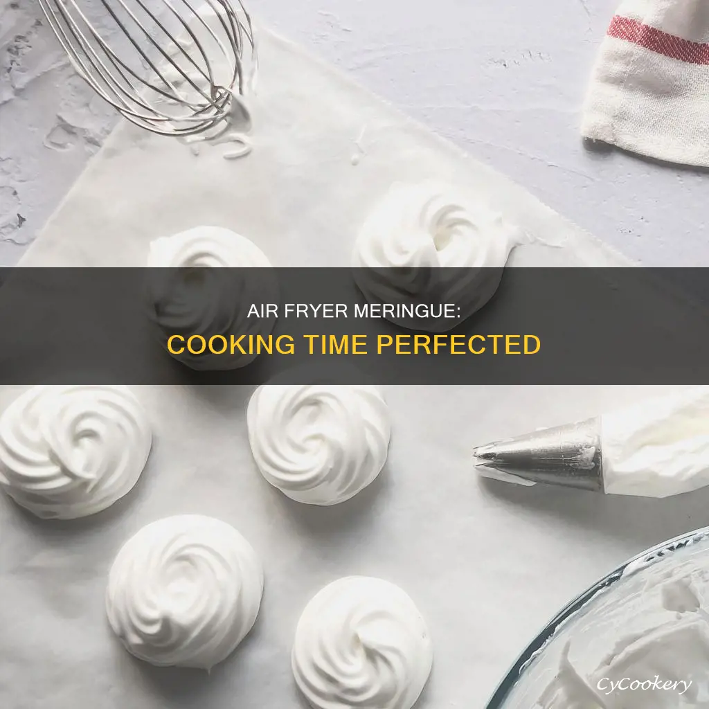 how long to cook meringue in air fryer