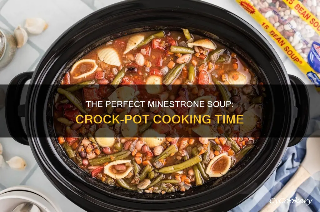 how long to cook minestrone soup in crock pot