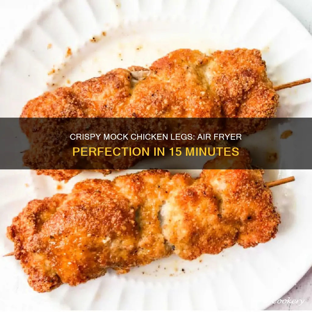 how long to cook mock chicken legs in air fryer