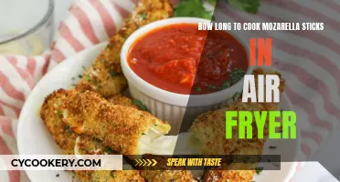 Mozzarella Sticks: Air Fryer Cooking Time Perfection