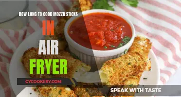 Mozza Sticks: Air Fryer Cooking Time Perfection