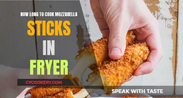 Mozzarella Sticks: Frying Time for Golden Perfection