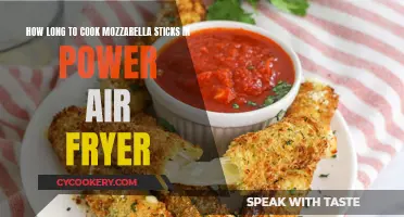 Air Fryer Mozzarella Sticks: Cooking Time Perfection