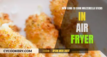 Crispy, Golden Mozzarella Sticks: Air Fryer Perfection in 10 Minutes