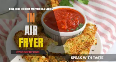 Mozzarella Sticks: Air Fryer Cooking Time Perfection