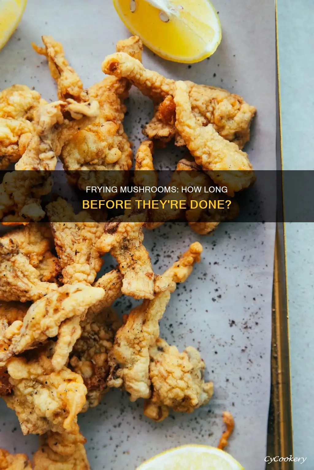 how long to cook mushrooms n deep fryer
