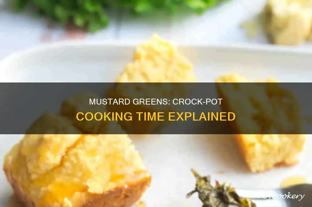 how long to cook mustard greens in crock pot