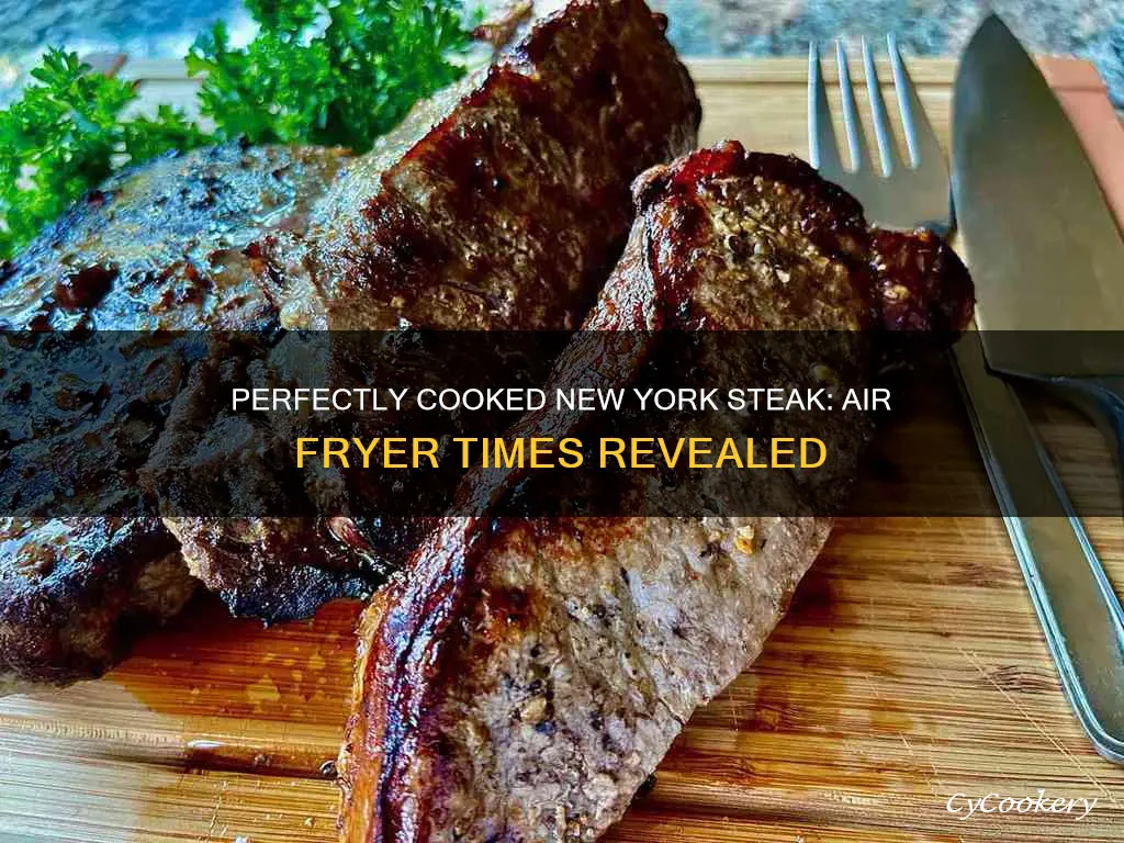 how long to cook new york steak in air fryer