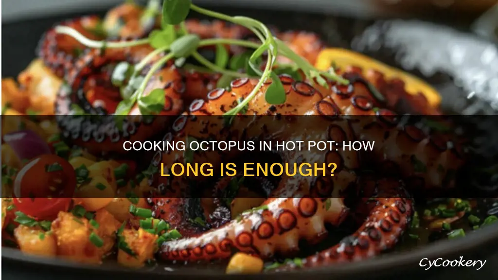 how long to cook octopus in hot pot