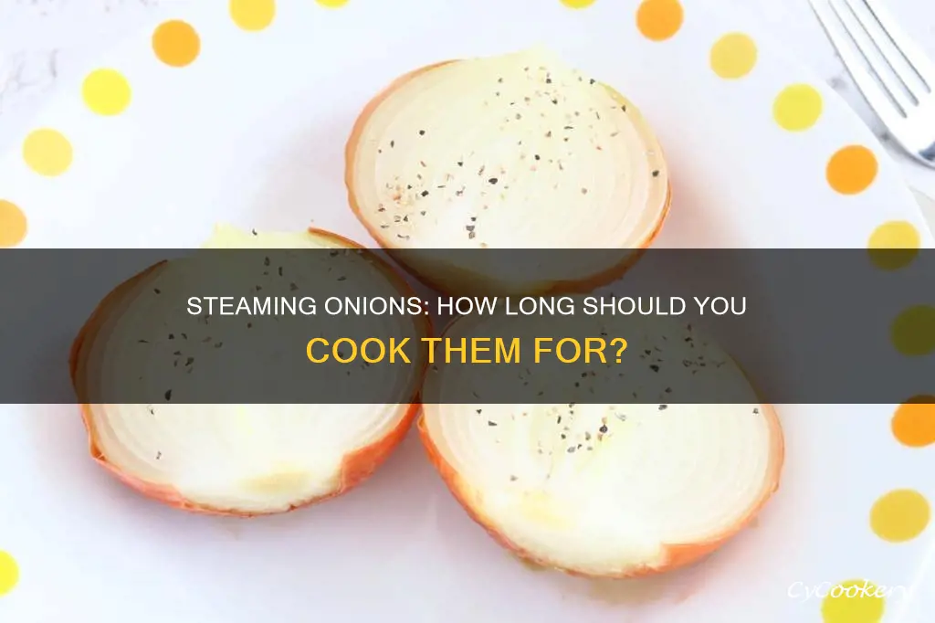 how long to cook onions in steamer bag