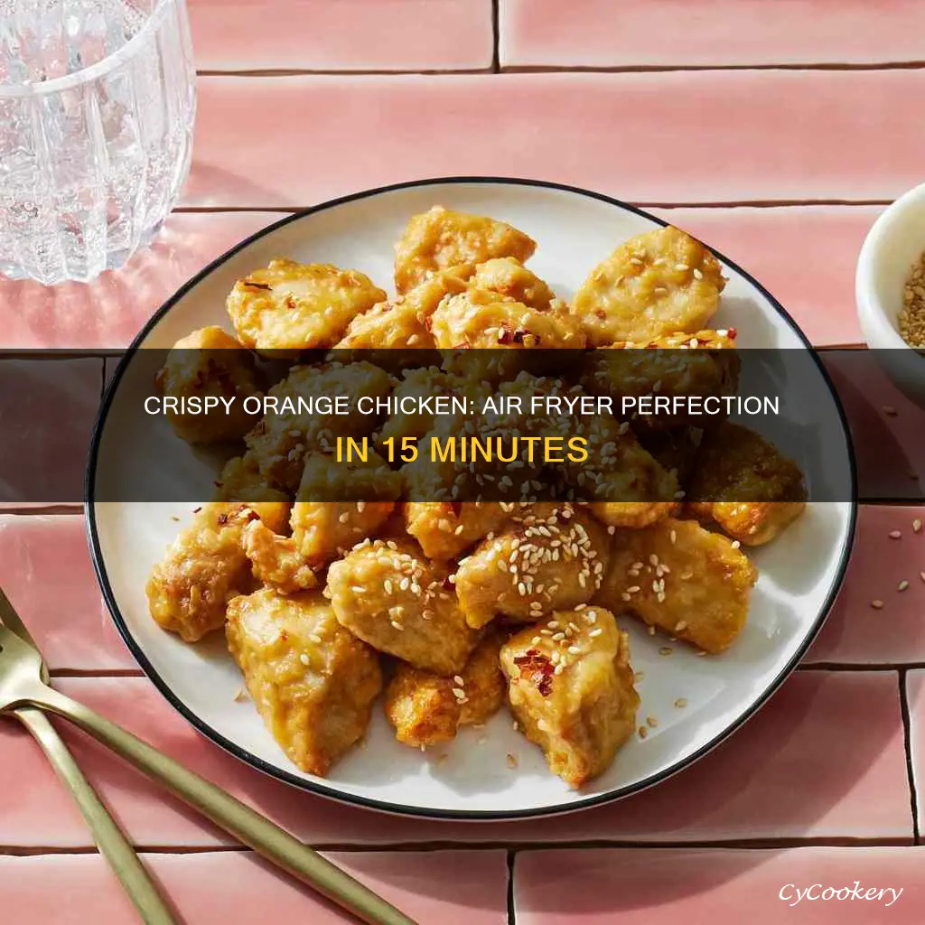 how long to cook orange chicken in air fryer