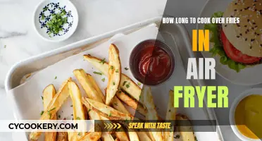 Crispy Oven Fries: Air Fryer Cooking Time Guide