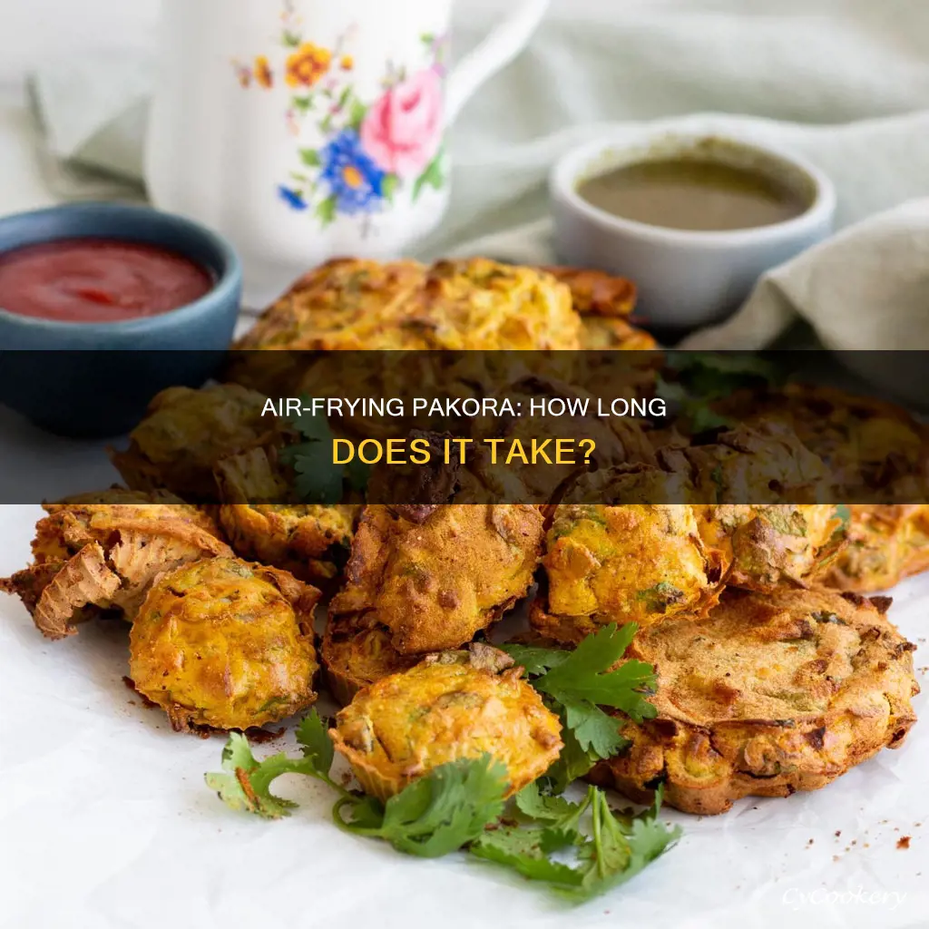 how long to cook pakora in air fryer