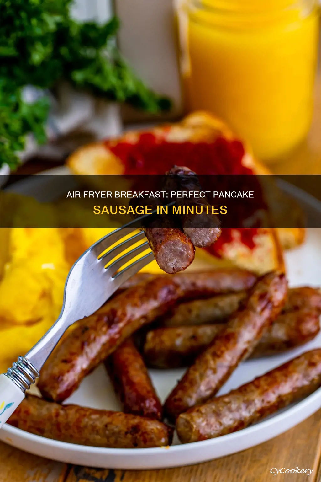 how long to cook pancake sausage in air fryer