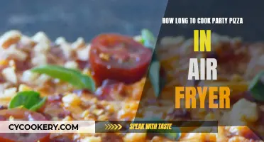 Perfectly Crispy Party Pizza: Air Fryer Cooking Time Guide