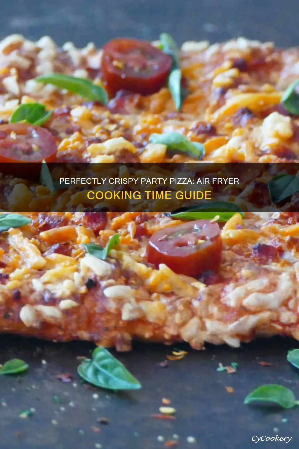 how long to cook party pizza in air fryer