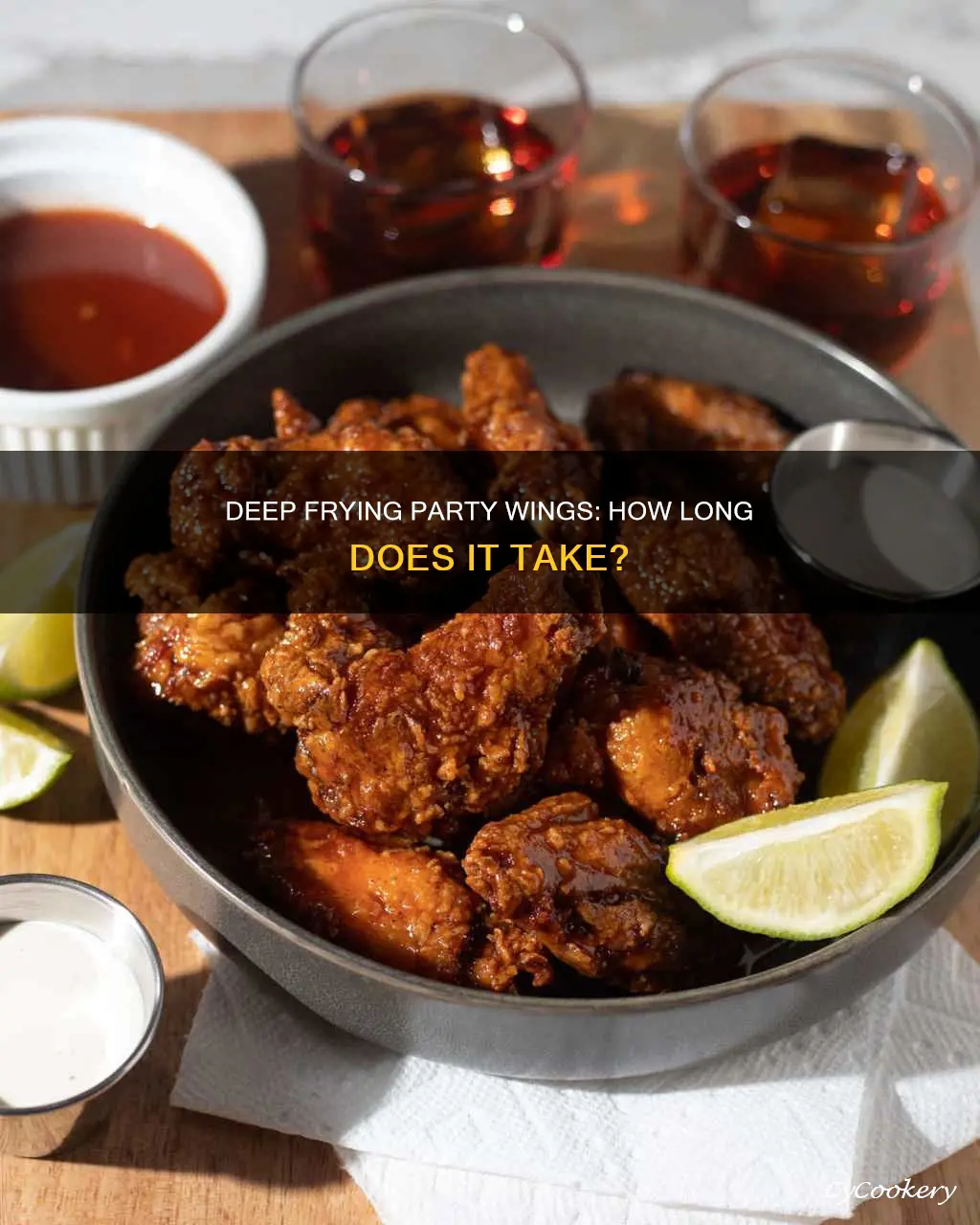 how long to cook party wings in deep fryer