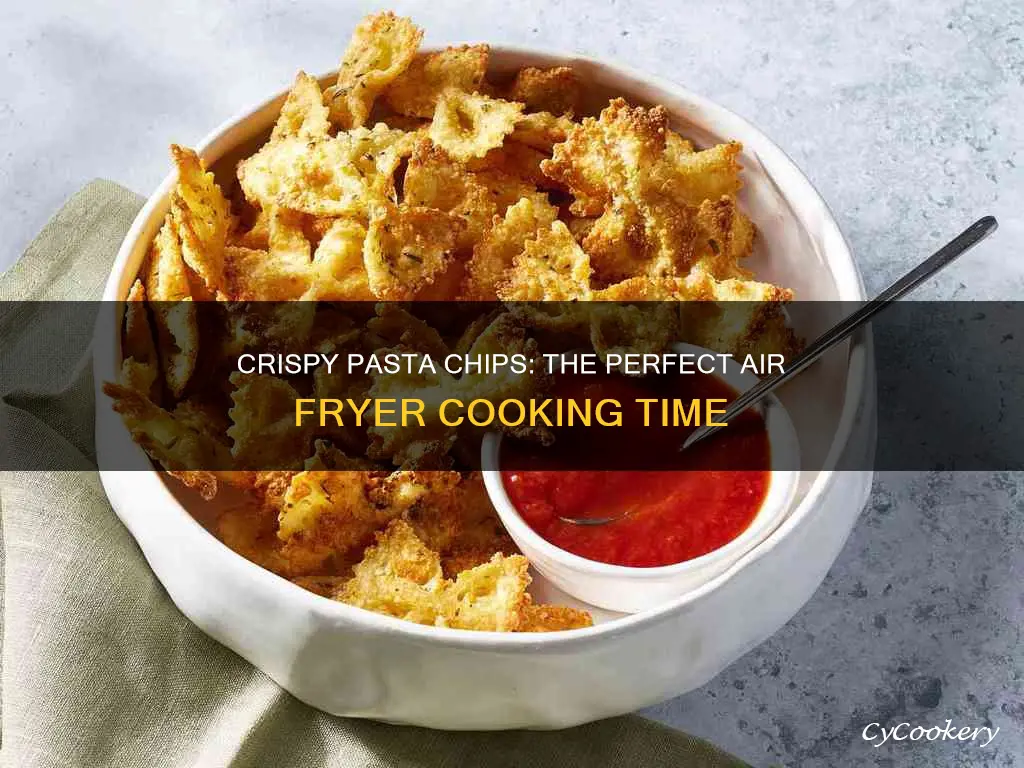 how long to cook pasta chips in air fryer