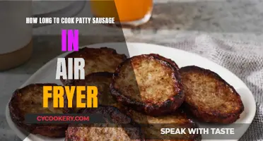 Crispy Patty Sausage: Air Fryer Cooking Time Guide