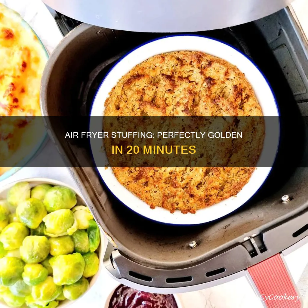 how long to cook paxo stuffing in air fryer