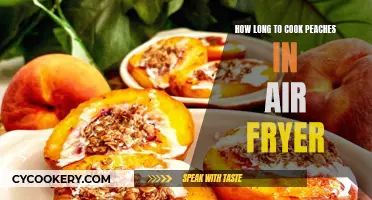 Perfectly Cooked Peaches: Air Fryer Time and Temperature Guide