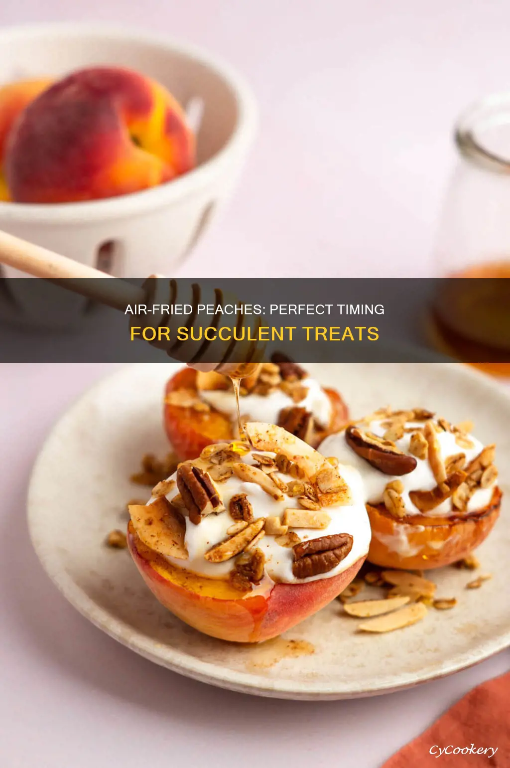 how long to cook peaches in air fryer