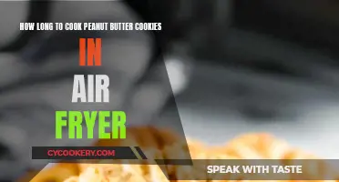 Crispy, Golden: Air Fryer Peanut Butter Cookies, Perfectly Baked in 10 Minutes!