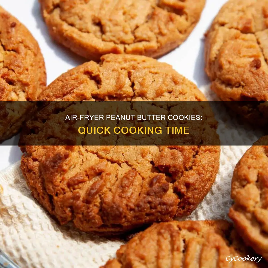 how long to cook peanut butter cookies in air fryer