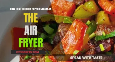 Perfectly Cooked Pepper Steak: Air Fryer Time Guide