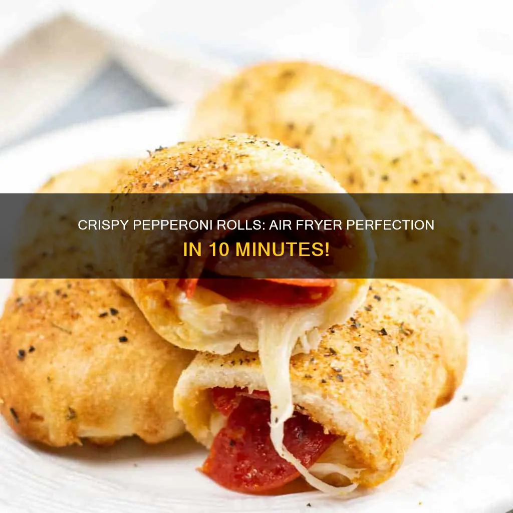 how long to cook pepperoni rolls in air fryer