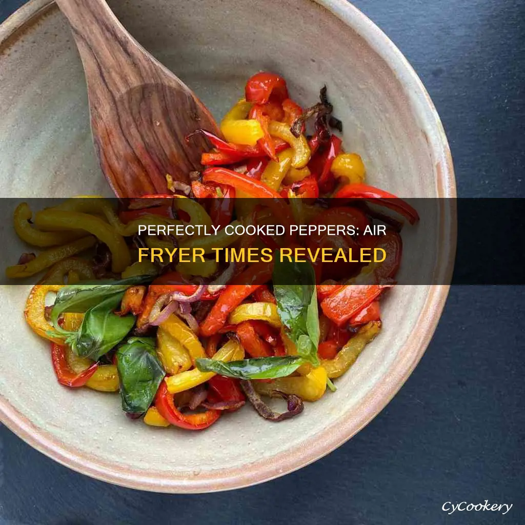 how long to cook peppers in air fryer