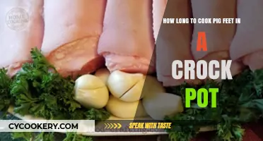 Simmering Pig Feet in a Crock Pot: How Long?