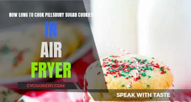 Perfectly Baked: Air Fryer Pillsbury Sugar Cookies, Done in 10 Minutes!