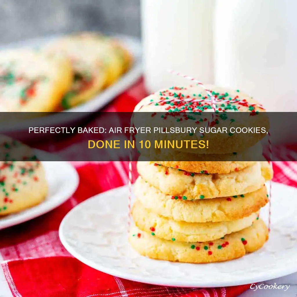 how long to cook pillsbury sugar cookies in air fryer