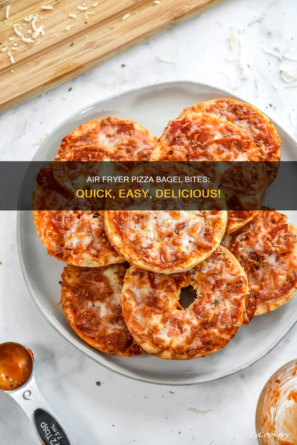 how long to cook pizza bagel bites in air fryer