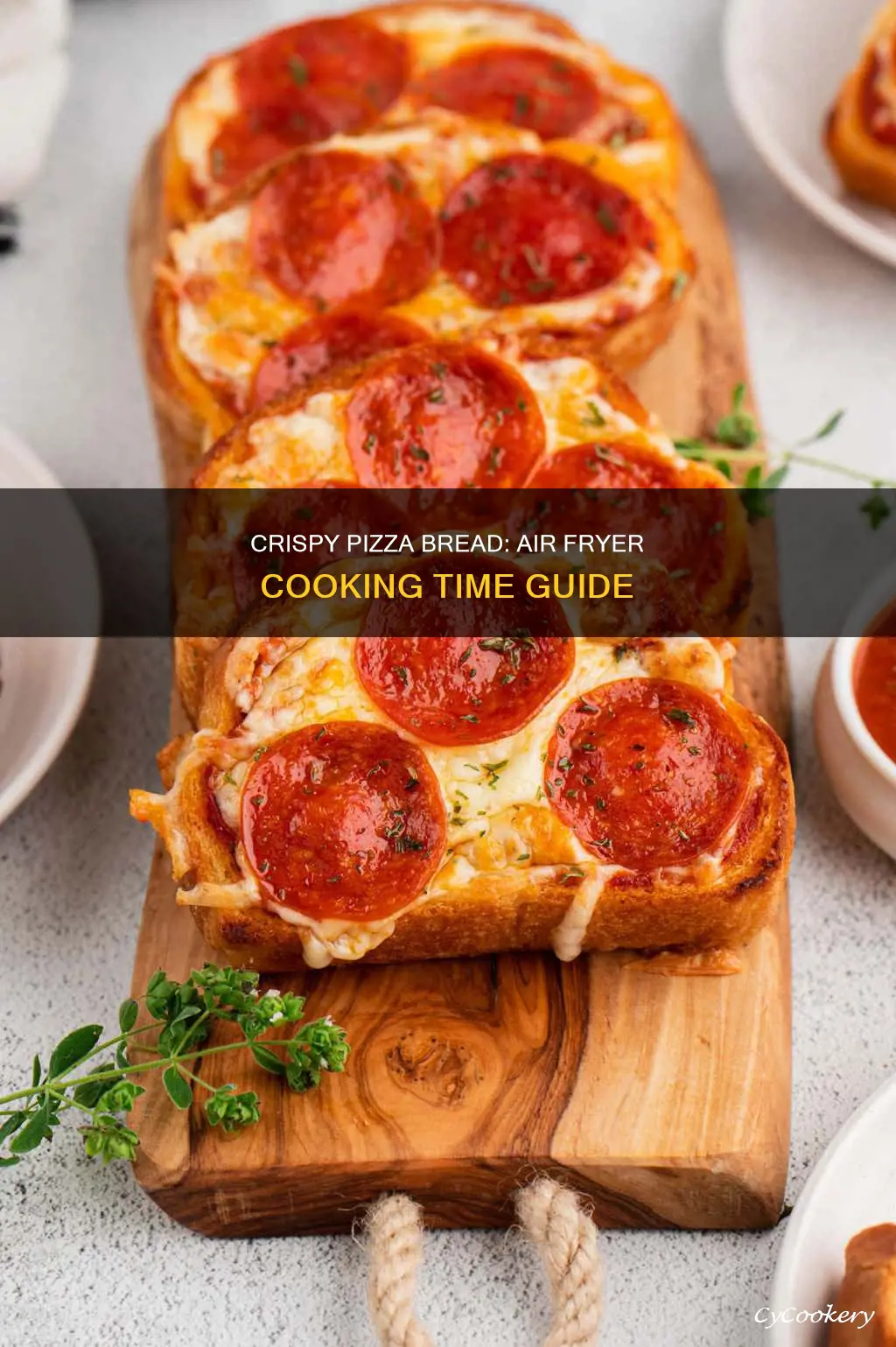 how long to cook pizza bread in air fryer