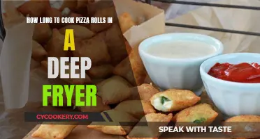 Crispy Pizza Rolls: Perfect Deep-Frying Time for Delicious Snacks