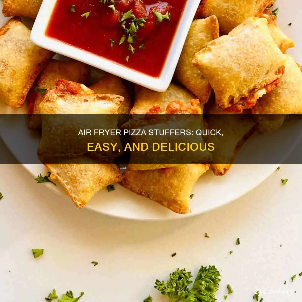 how long to cook pizza stuffers in air fryer